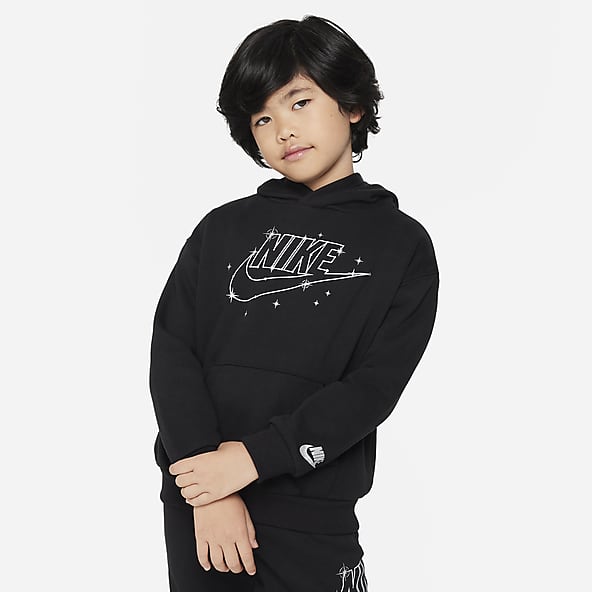 Ni os Negro Sudaderas con y sin gorro. Nike US