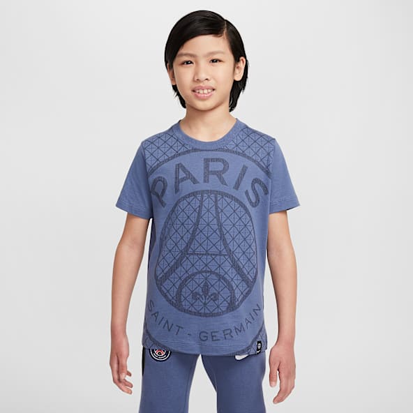 Paris Saint-Germain Nike Fußball-T-Shirt mit saisonalem Print (ältere Kinder)