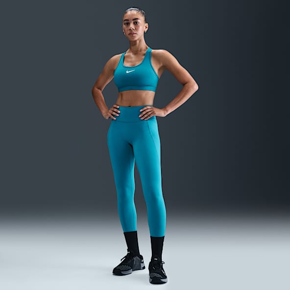Nike Universa Women's High-Waisted Full-Length Leggings with No Front Seam