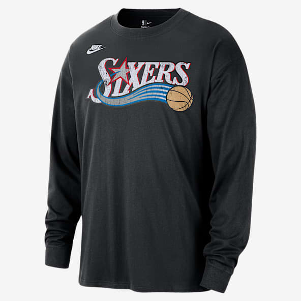 Philadelphia 76ers Essentials Hardwood Classics Philadelphia 76ers Essentials Hardwood Classics Men's Nike NBA Long-Sleeve T-Shirt