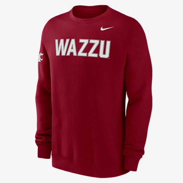 Washington State Club Fleece Men's Nike College Crew-Neck Sweatshirt