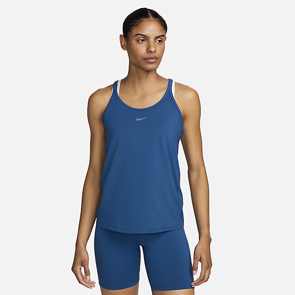 Camiseta de tirantes de running para mujer Nike Dri-FIT Swoosh