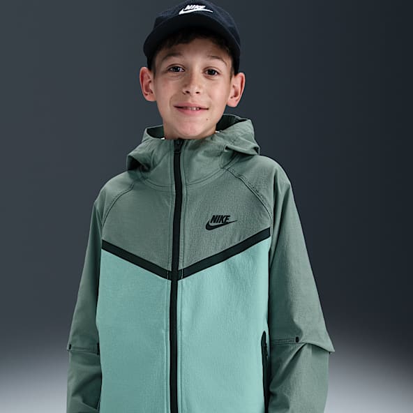 Nike Tech Vævet jakke til større børn (drenge)