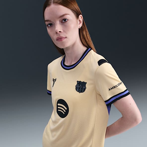 Equipamento alternativo Stadium FC Barcelona 2025/26 Camisola de futebol Replica Kobe Dri-FIT para mulher