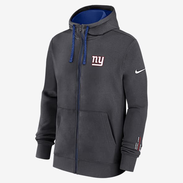 New York Giants Playbook Page Club Men's Nike NFL Full-Zip Hoodie