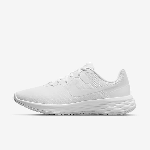 new white nike running shoes