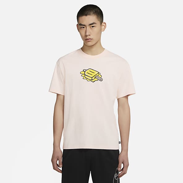 white and orange nike t shirt