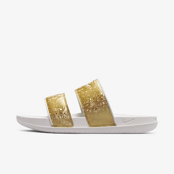 nike duo slides sunflower