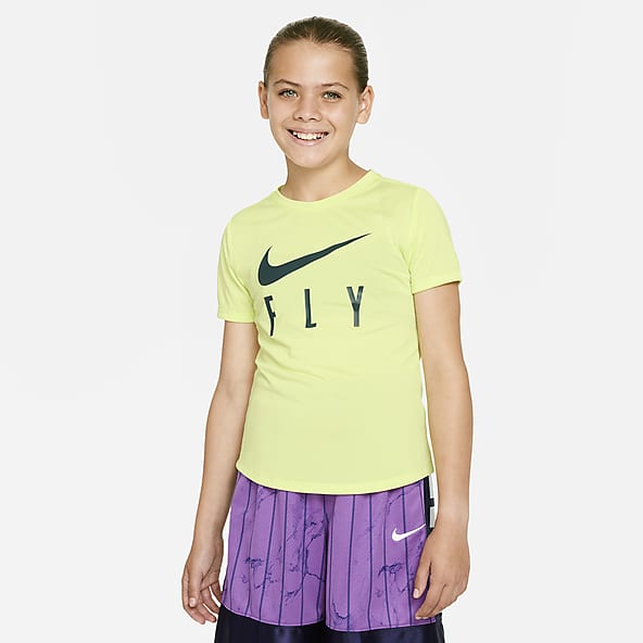 Nike Little Girls' Dri-FIT T-Shirt and Shorts 2 Piece Set  (Black(36H585-023)/Pink, 4T) 