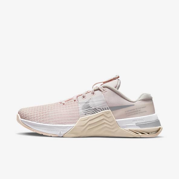 nike metcon trainers white and peach