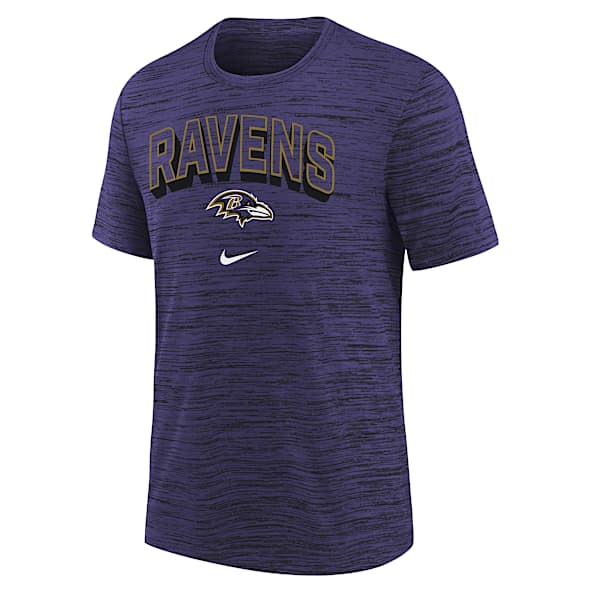 Baltimore Ravens Sideline Velocity Big Kids’ Nike Dri-FIT NFL T-Shirt