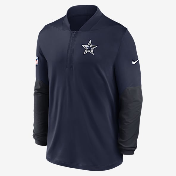Dallas Cowboys Feel The Pressure Men's Nike Dri-FIT NFL 1/2-Zip Top