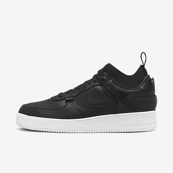 Black Air Force 1 Shoes. Nike IN