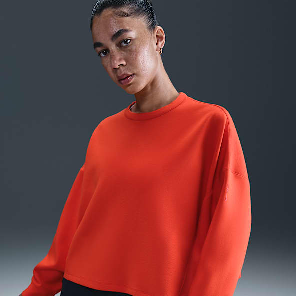 Nike 24.7 ImpossiblySoft Women's Dri-FIT Oversized Crew-Neck Top