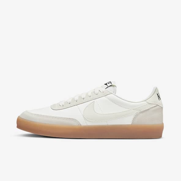 Nike blanche semelle marron store
