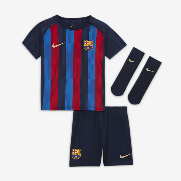 F.C. Barcelona tenues shirts voor kinderen 22/23. NL