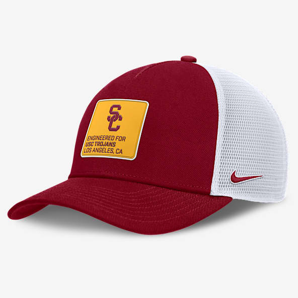 USC On-Field Rise Engineered Gorra de rejilla universitaria Nike ajustable para hombre