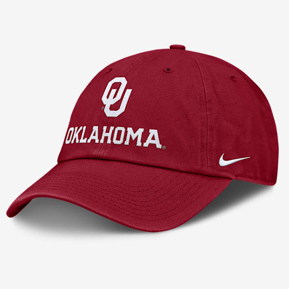 Oklahoma Sideline Club Gameday Gorra universitaria Nike ajustable para hombre