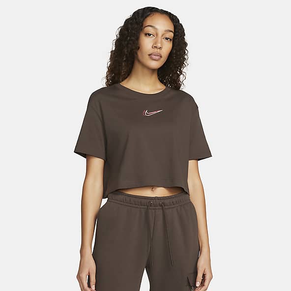 Women's Cropped Tops \u0026 T-Shirts. Nike GB