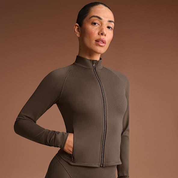 NikeSKIMS Matte Women's Mock-Neck Full-Zip Jacket
