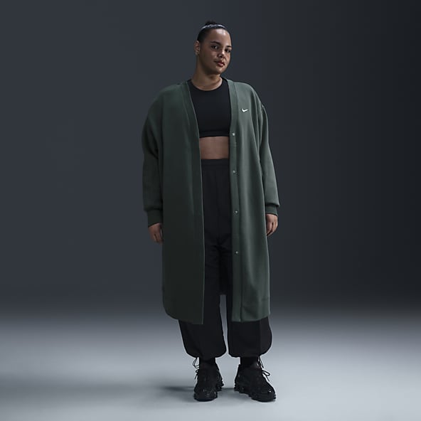 Nike Sportswear Phoenix Fleece Women's Oversized Long Cardigan (Plus Size)