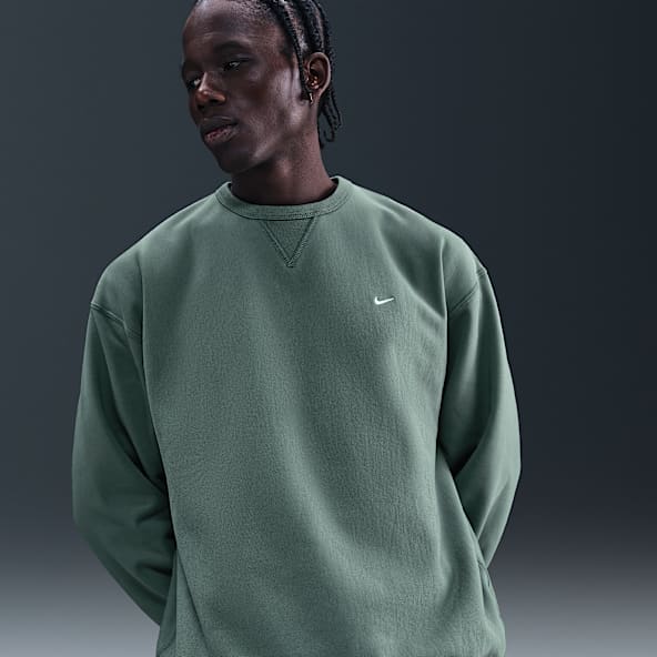 Nike Solo Swoosh Crewtrøje i fleece til mænd