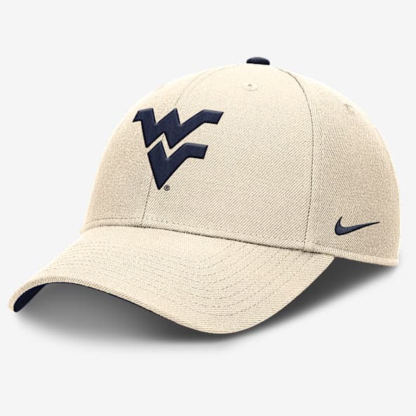West Virginia Primetime Rise Gorra de rejilla universitaria Nike Dri-FIT ajustable para hombre