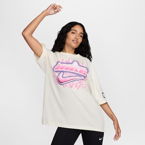 Nike Sportswear Playera de manga corta oversized para mujer