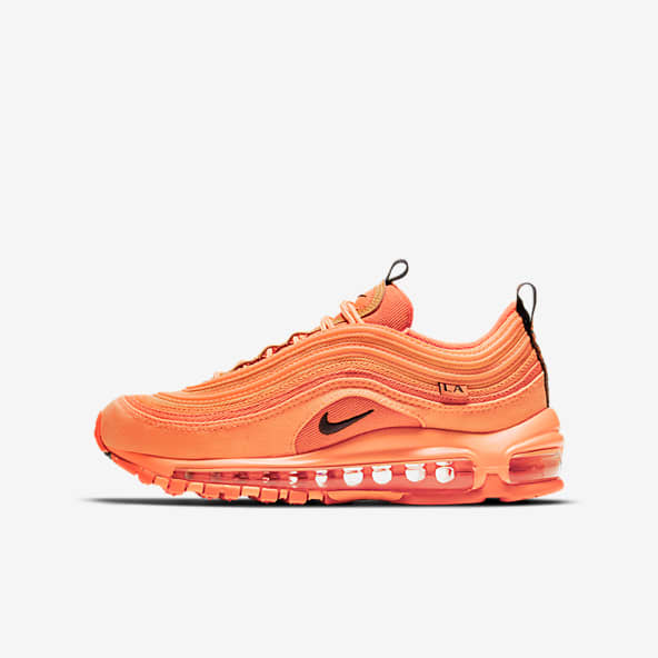 orange nike shoes air max