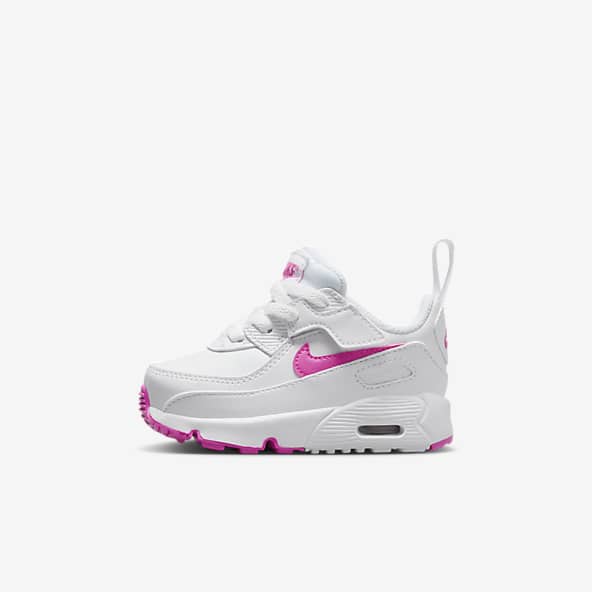 Girls pink air max 90 hot sale