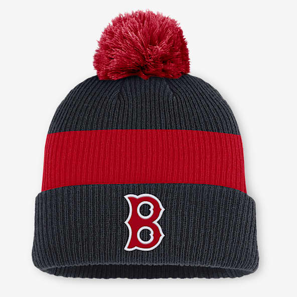 Boston Red Sox Cooperstown Peak Men's Nike MLB Cuffed Pom Beanie
