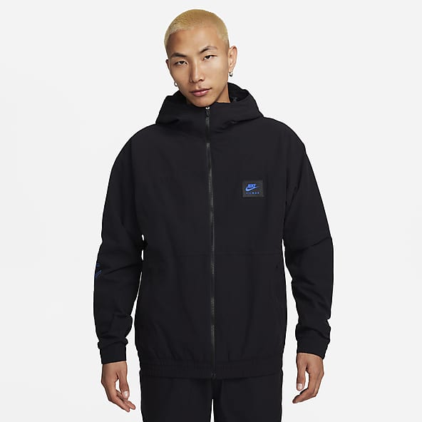 NIKE Sportswear Air Men's Woven Jacket (Black, Medium) 