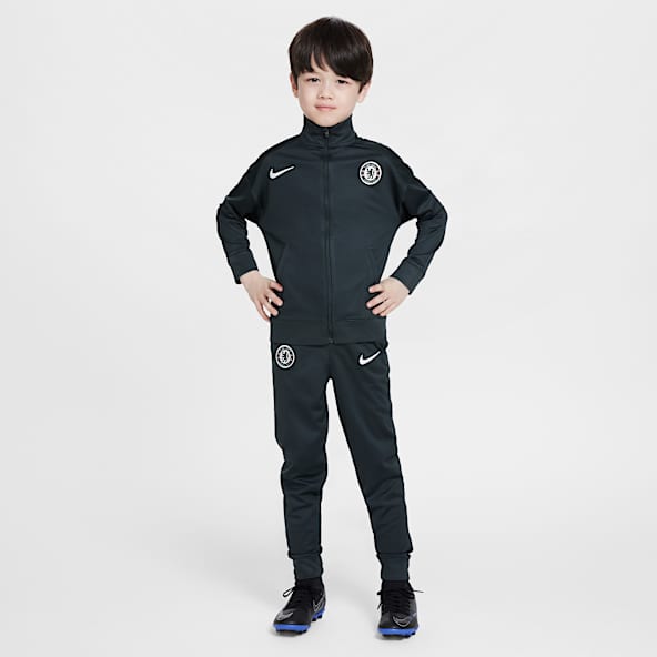 Chelsea F.C. Strike Younger Kids' Nike Dri-FIT Football Knit Tracksuit