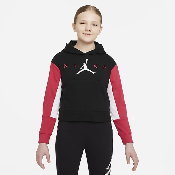 black and red jordan jumper