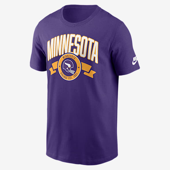 Minnesota Vikings Rewind Front And Back Hit Essential Men's Nike NFL T-Shirt