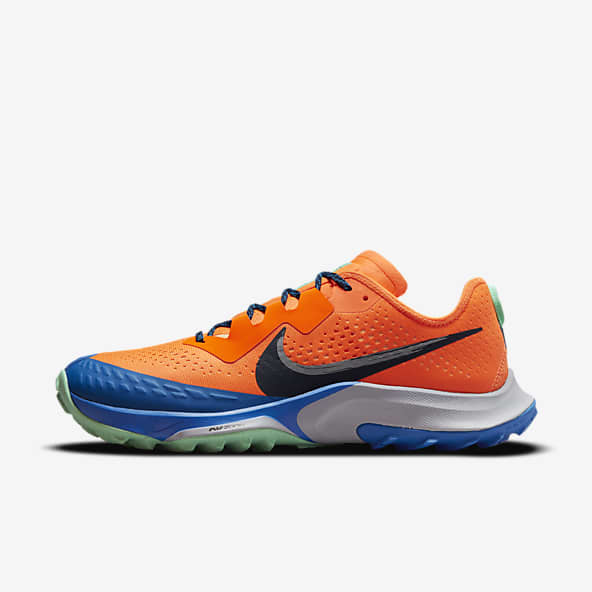 nike trainers orange and black