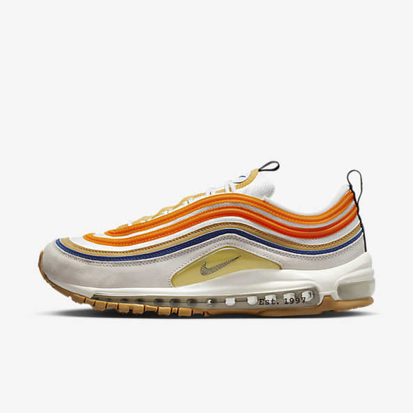 white black and yellow air max 97