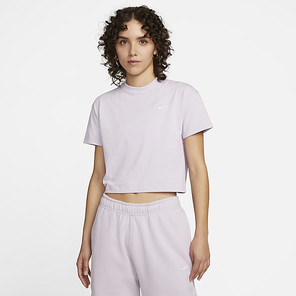 Mujer Morado Playeras y tops. Nike MX