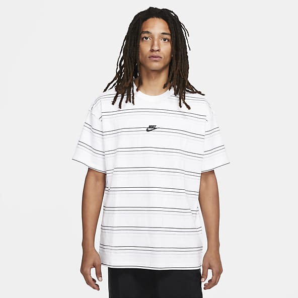 black nike shirt with white check