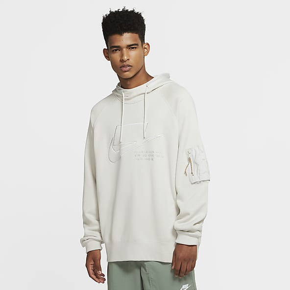 nike beige hoodie mens