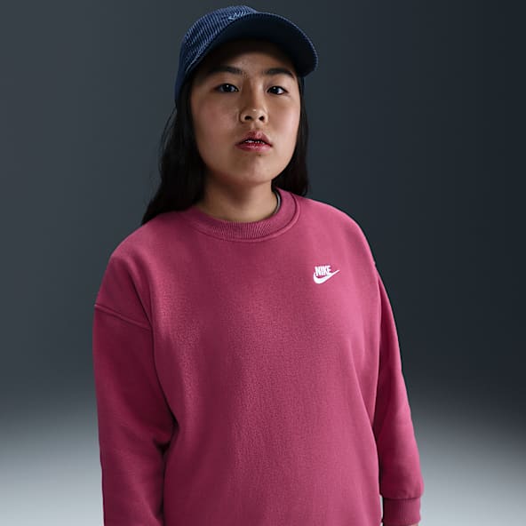 Nike Sportswear Club Fleece Big Kids' Oversized Sweatshirt (Extended Size)