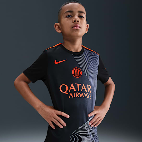 Inter Milan Academy Pro Third Older Kids' Nike Dri-FIT Total 90 Football Pre-Match Top