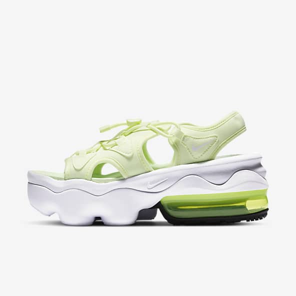 chanclas nike mujer verde agua