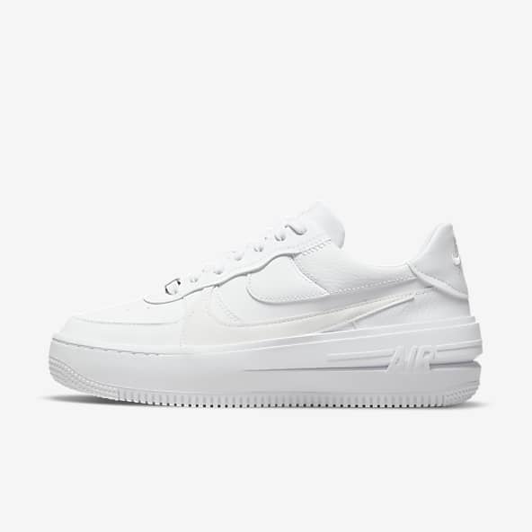 nike full white shoes