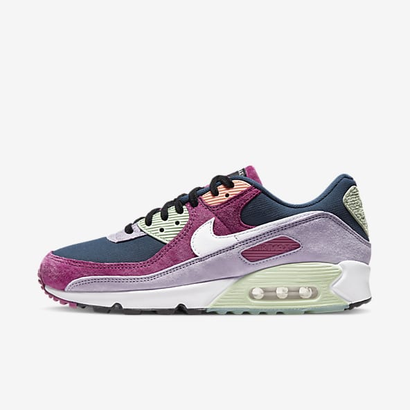 nike air max 90 blue and purple