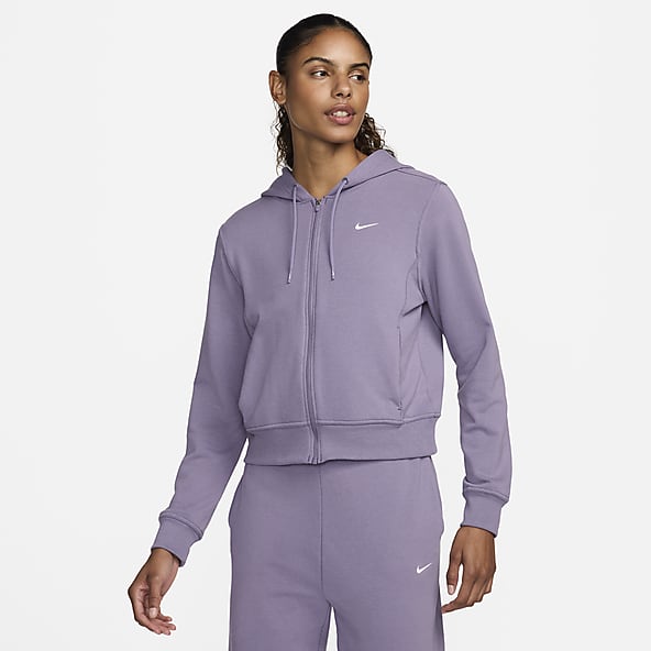 Nike Dri fit Womens S Matching Active Set Sports Bra & Capri Leggings  Purple.