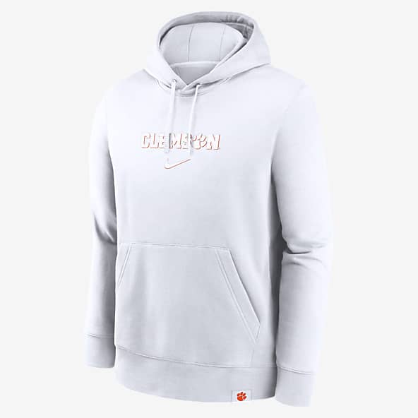 Clemson Tigers Statement Wordmark Lockup Heavyweight Men's Nike College Pullover Hoodie