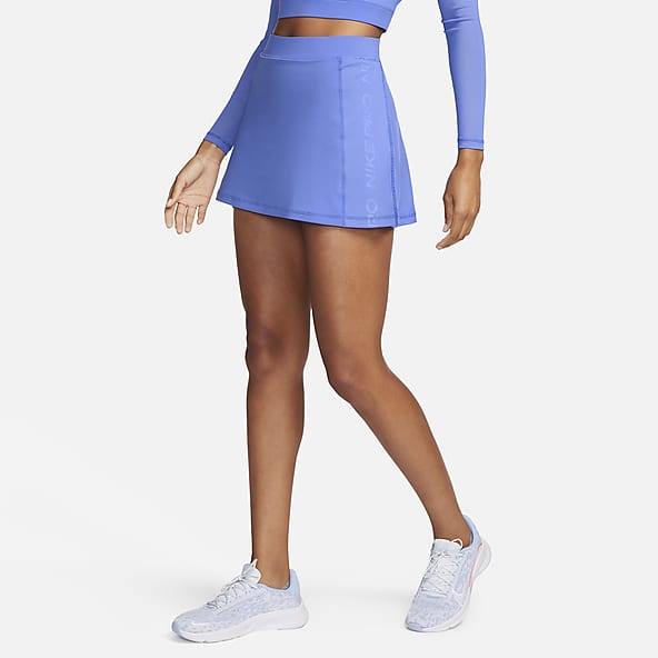 Nike Dri-Fit Tennis Short Skirt Women Size Small Blue Athletic