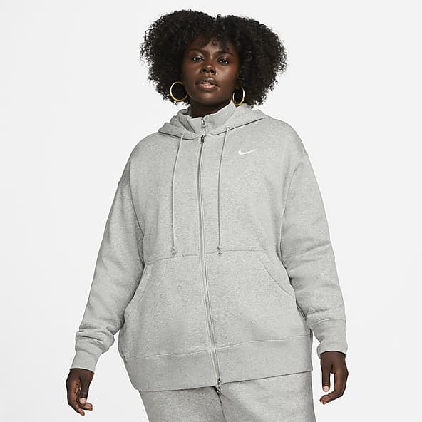 Large Women's Hooded Thick Cotton Zipper Pocket Hoodie Sweatshirt 2 5XL 90KG-97KG  : : Clothing, Shoes & Accessories