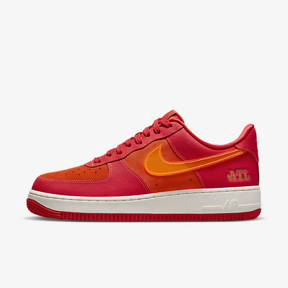 Red Air Force 1 Shoes. 